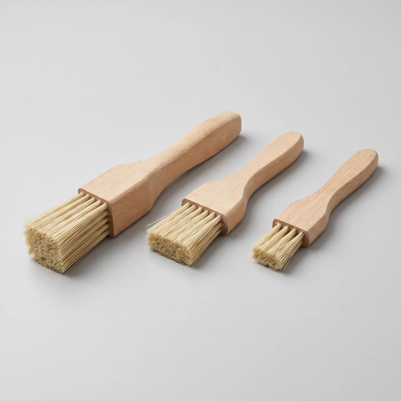 Parts cleaning brush set